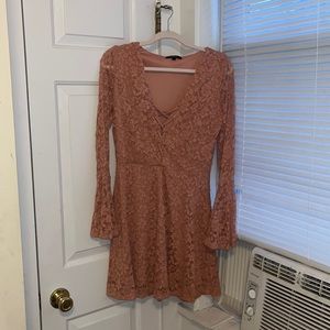 Not Over You Mini Dress- Mauve Fashion Nova